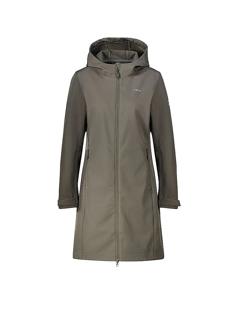 Cappotto softshell invernale da donna Touloluse con cappuccio grigio | 38