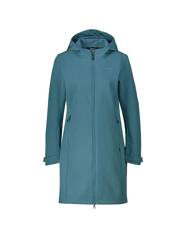 Cappotto softshell invernale da donna Touloluse con cappuccio petrolio | 34