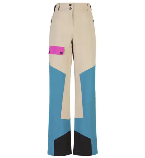 Cevedale Print W - pantaloni da sci - donna Beige