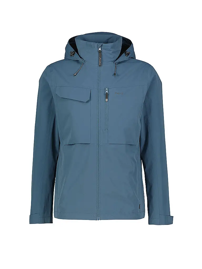 Giacca da trekking da uomo Abrantes 2L con cappuccio blu | 46