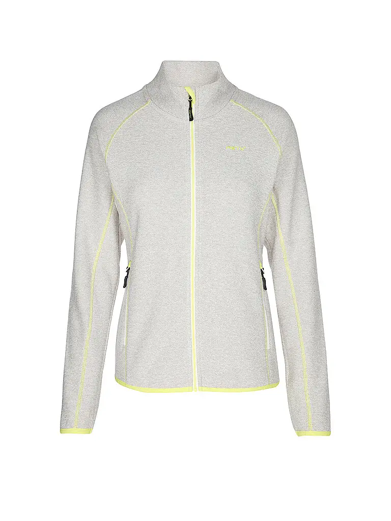 Giacca in pile da donna Horts 2 0 Melane con cappuccio crema | 34