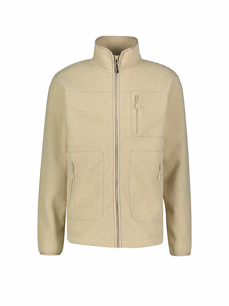 Giacca in pile da uomo Boigny Sherpafleece beige | L