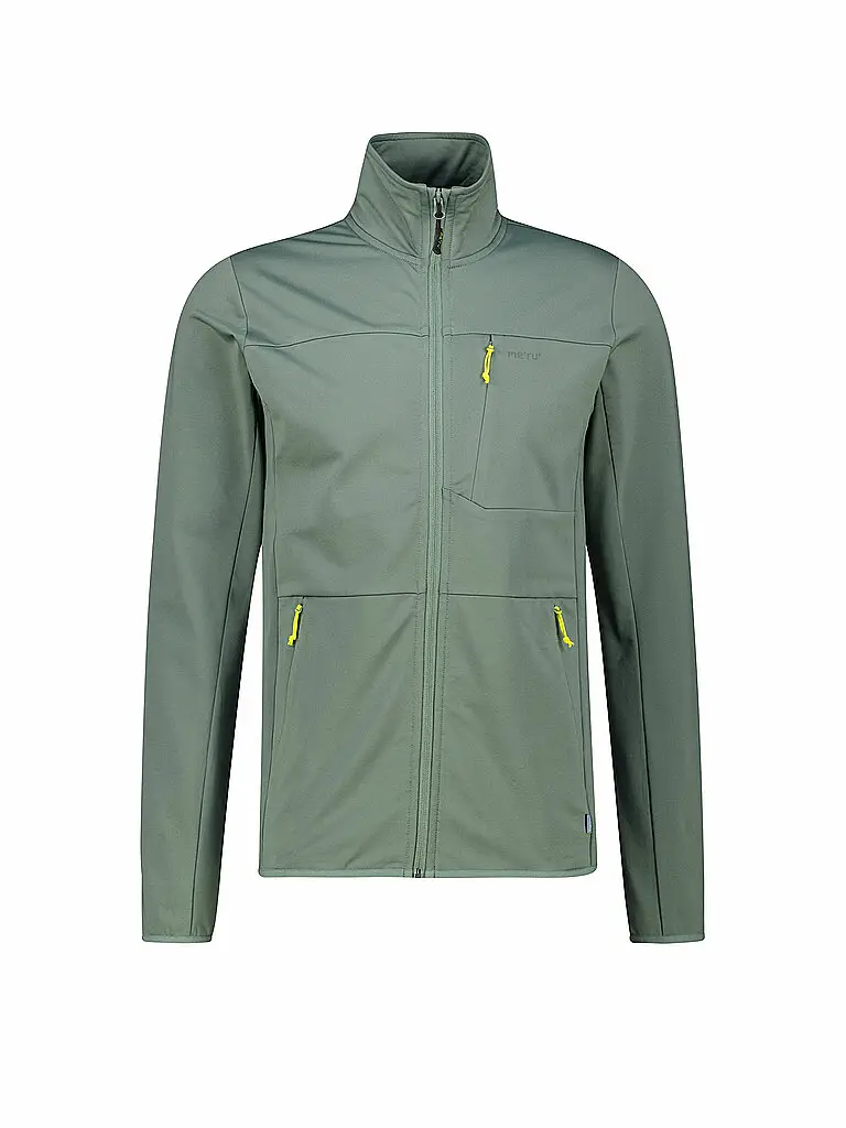 Giacca in pile da uomo Rebordosa verde scuro | L