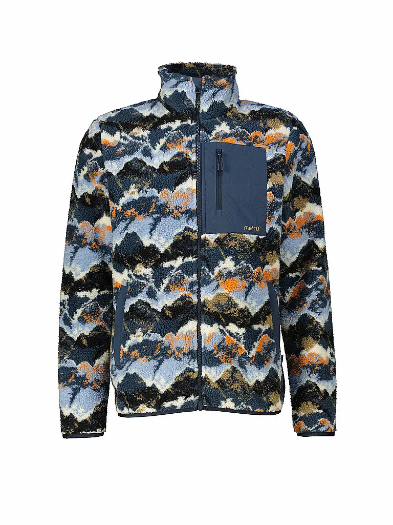 Giacca in pile da uomo Rennes in pile teddy azzurro | XXL