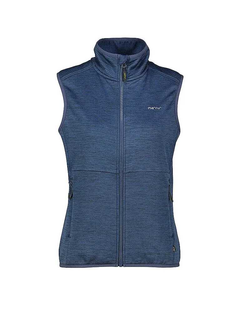 Gilet in pile da donna Caen blu | M