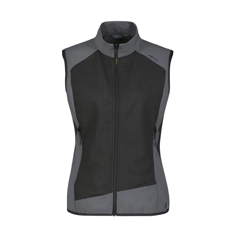 Gilet Trekking Geelong Softshell Grigio Nero Donna L