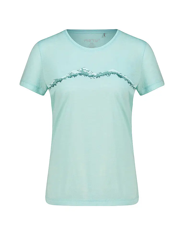 Maglietta funzionale da donna Nelas Woolmix azzurro | 36