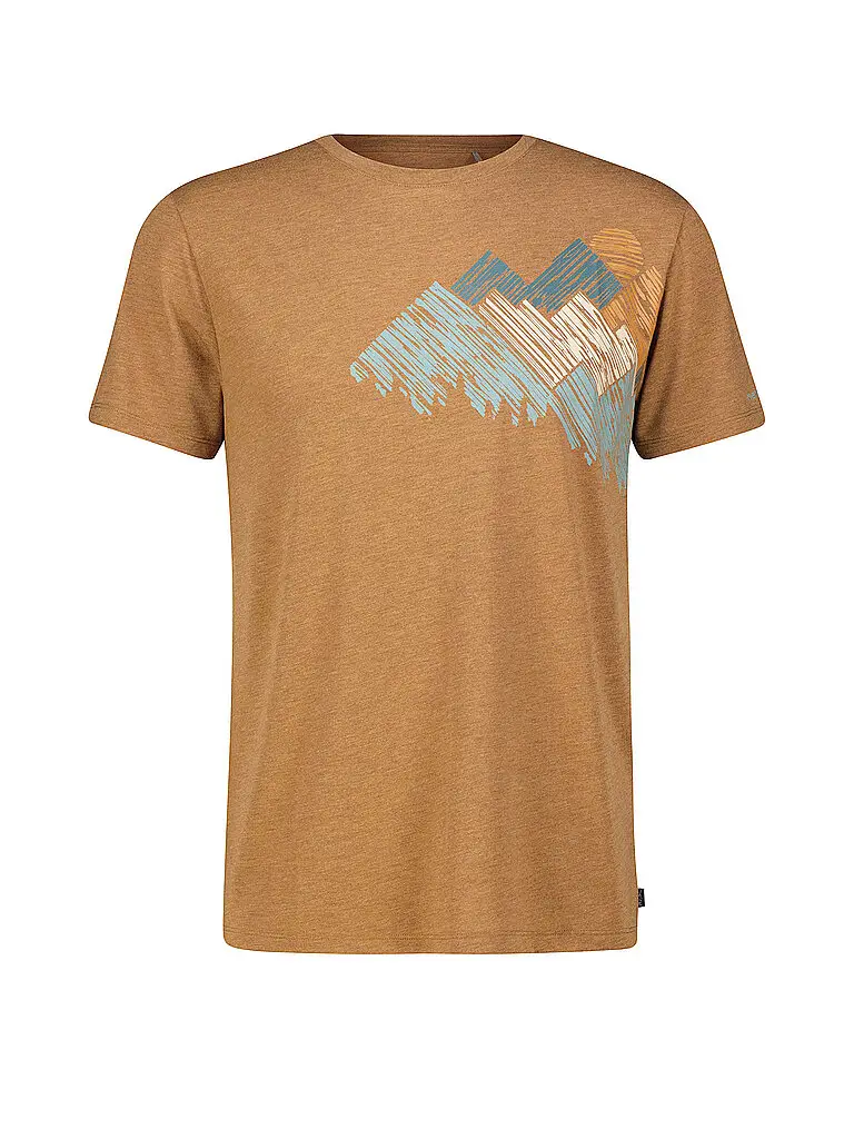 Maglietta funzionale da uomo Mozelos Viscosa marrone | S