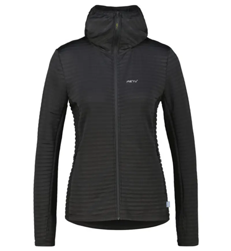 Moreno Hoodie W - felpa in pile con cappuccio - donna Black