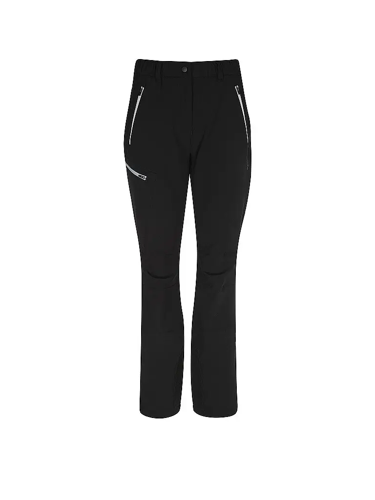 Pantaloni da turismo softshell da donna Huarez nero | 34