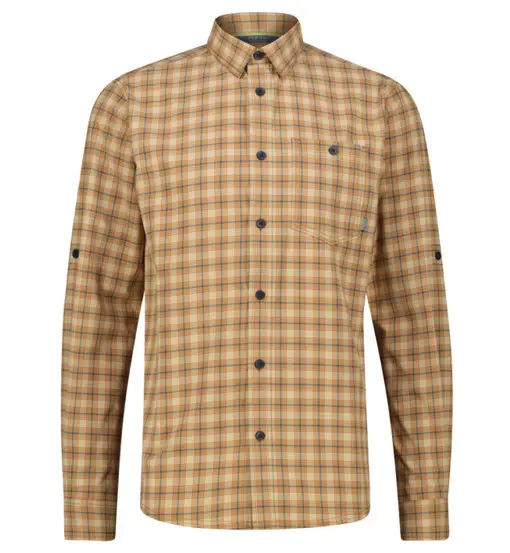 Peania - camicia maniche lunghe - uomo Brown