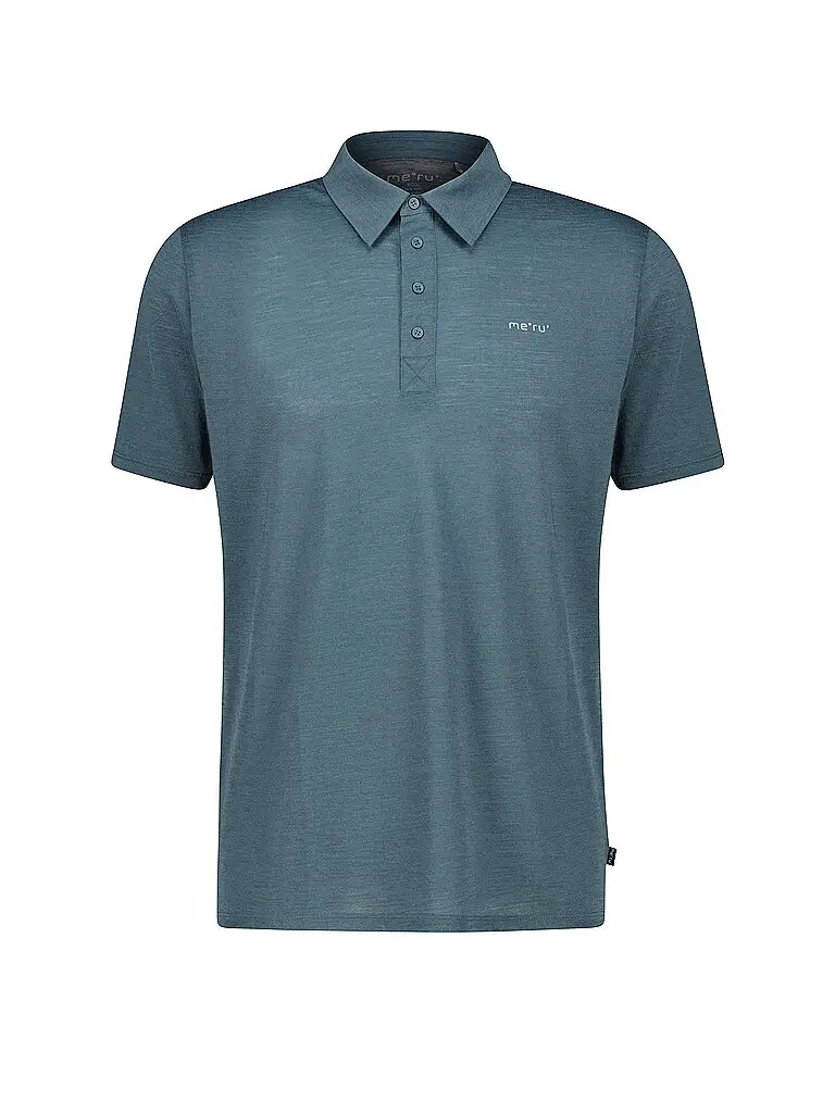 Polo funzionale da uomo Monforte Woolmix blu | M