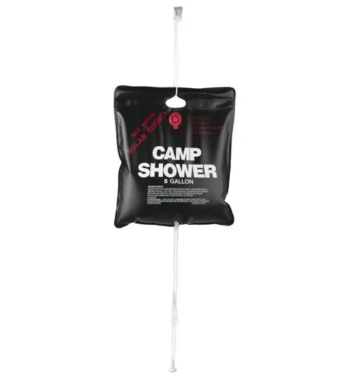 Solar Shower 20 - doccia campeggio Black