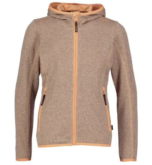 Warrington Jr - felpa in pile - ragazza Orange