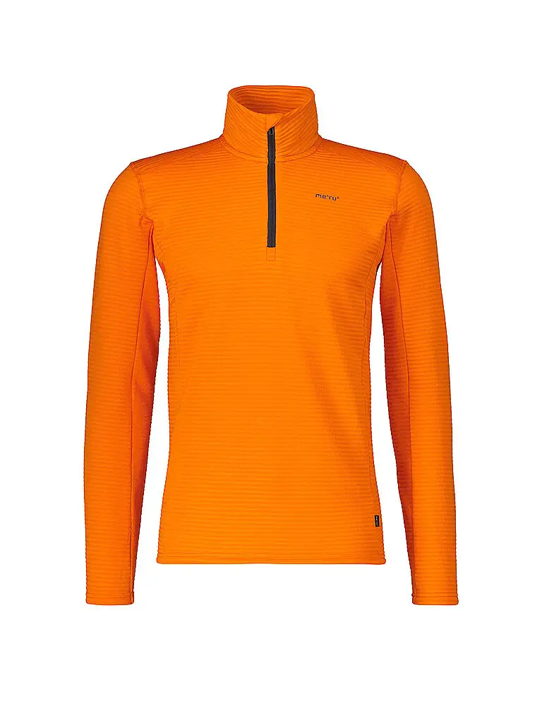 Zipshirt funzionale da uomo Langesund arancione | M