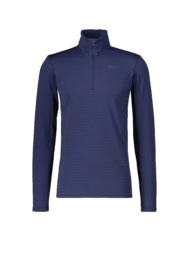 Zipshirt funzionale da uomo Langesund blu | XL