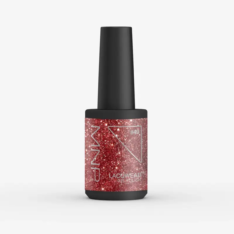 Lacqwear MNP Gel Polish 10ml / 49 Glitter Rosa