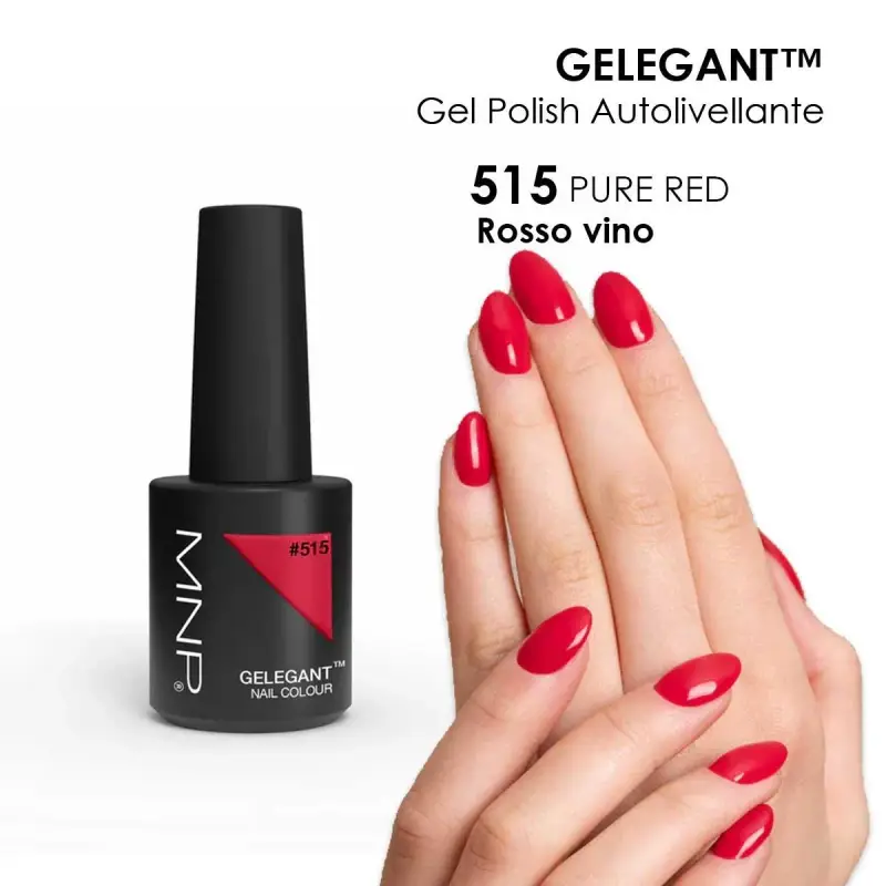 MNP MESAUDA GELEGANT Smalto in gel 8ml 515Pure Red