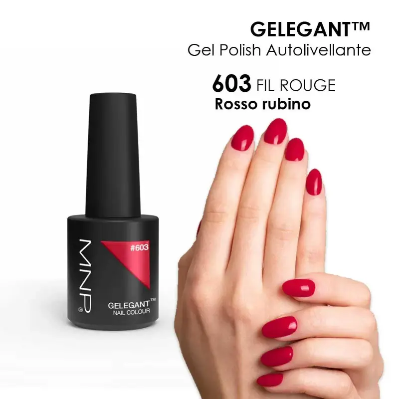 MNP MESAUDA GELEGANT Smalto in gel 8ml 603 Fil Rouge