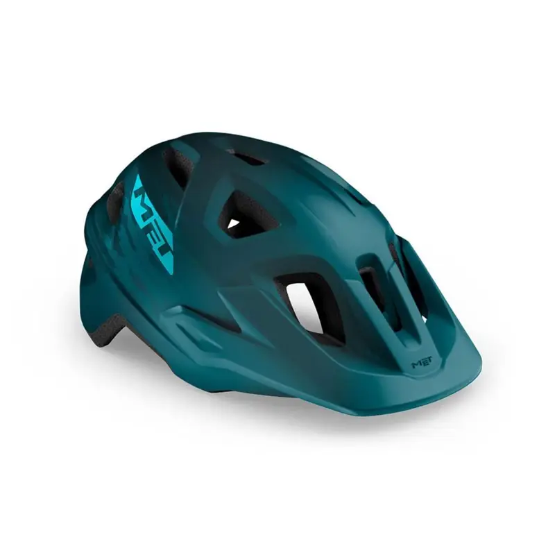 Casco Bici Echo Blu Petrolio Opaco M