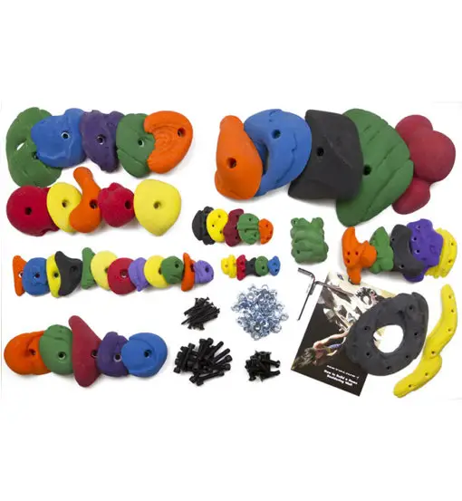 Mega Pack 50 - prese per arrampicata Multicolor