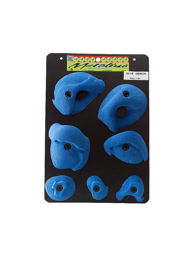 Prese da arrampicata Blue Ribbon Super 7 blu