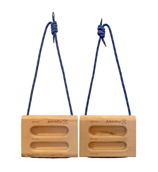 Wood Rock Rings II - accessorio allenamento arrampicata Brown