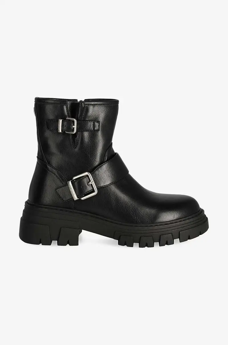 stivaletti alla caviglia PHILOU MOVE Nero