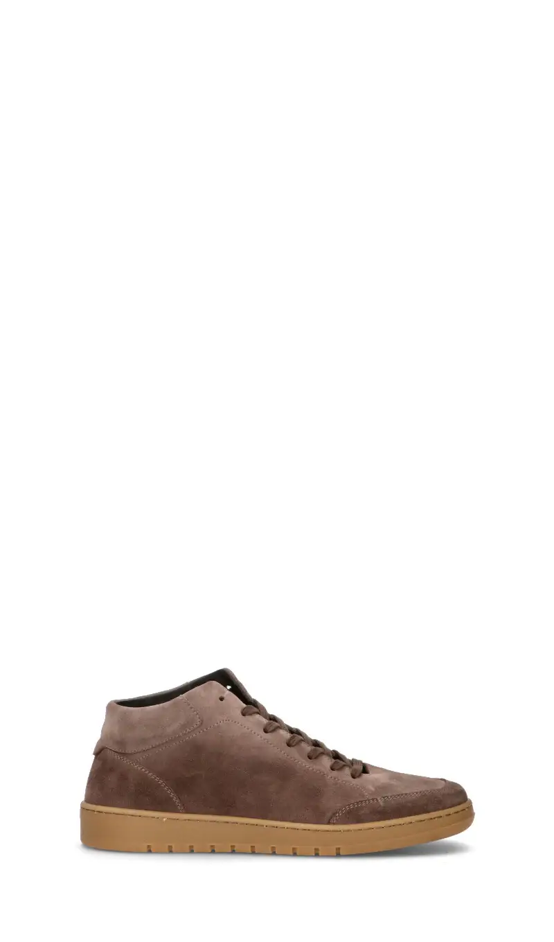 Sneaker uomo grigia in suede Vario