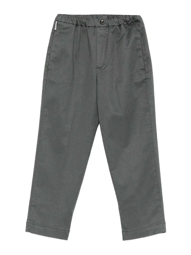 Pantaloni Con Vita Elasticizzata Grigio
