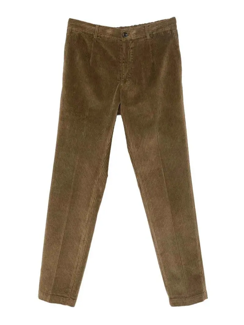 Pantaloni di velluto a coste marroni Marrone