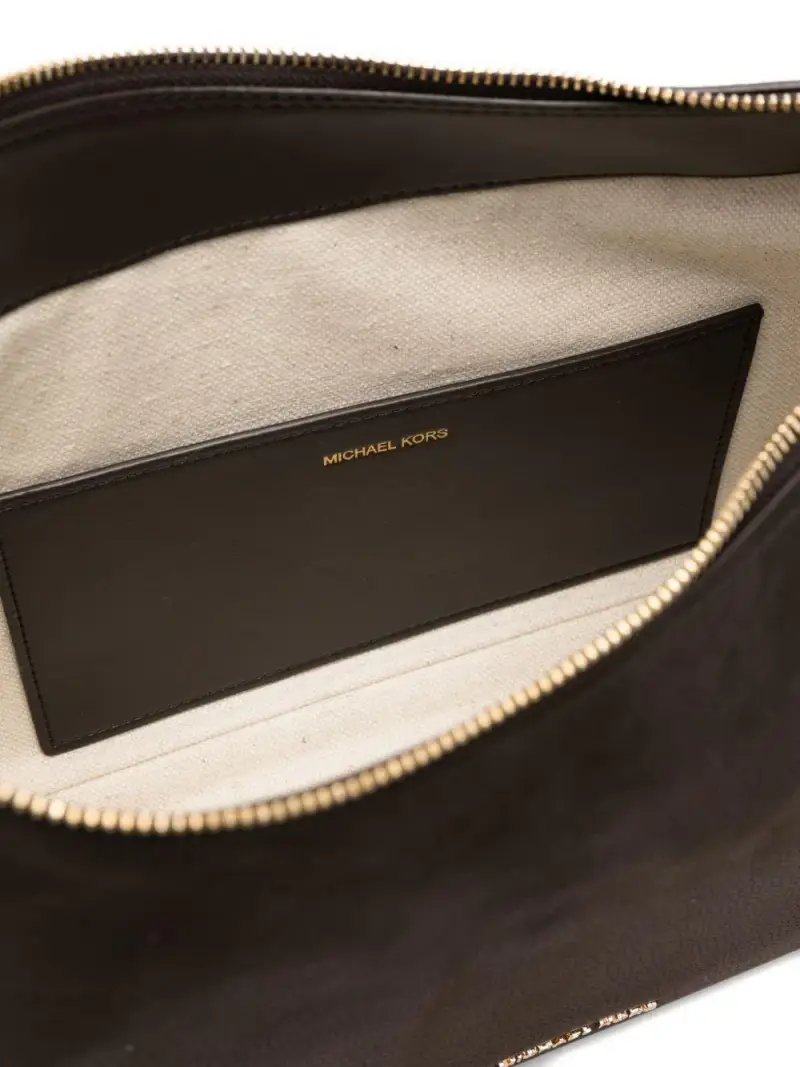 Michael Kors Borsa cioccolato in pelle miniatura 2
