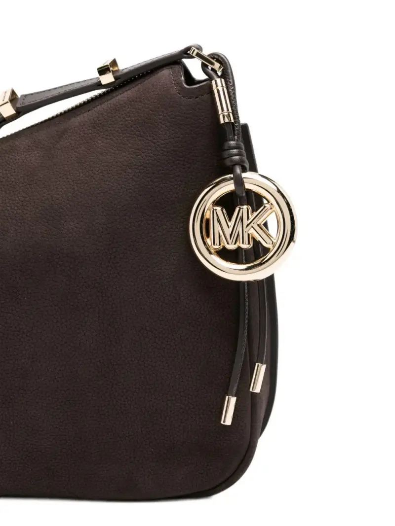 Michael Kors Borsa cioccolato in pelle miniatura 3