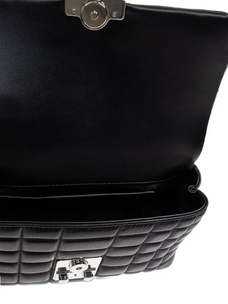 Michael Kors Borsa in pelle nera miniatura 2