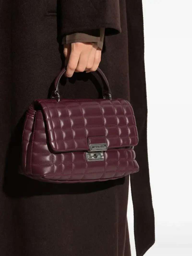 Michael Kors Borsa rossa in pelle miniatura 3