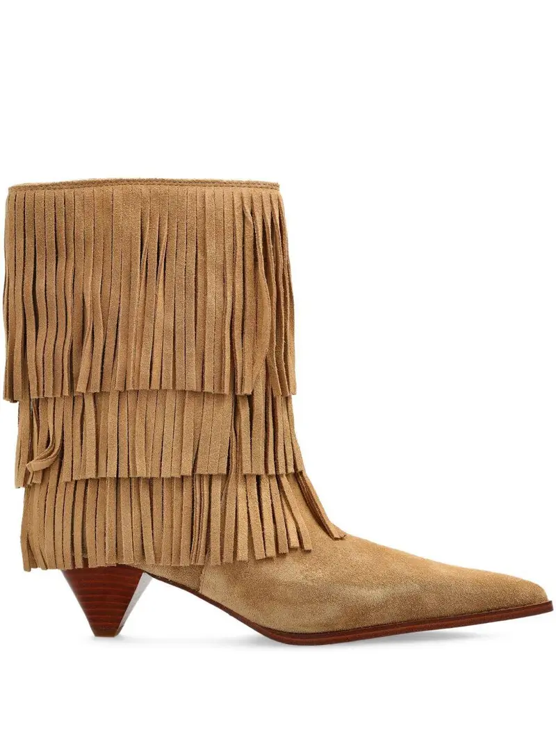 Michael Kors Stivali in camoscio con frange