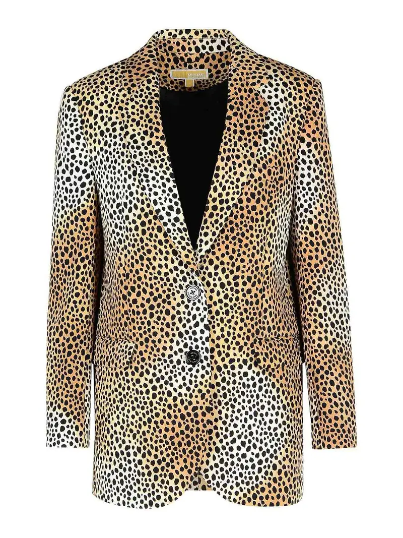Blazer in poliestere marrone
