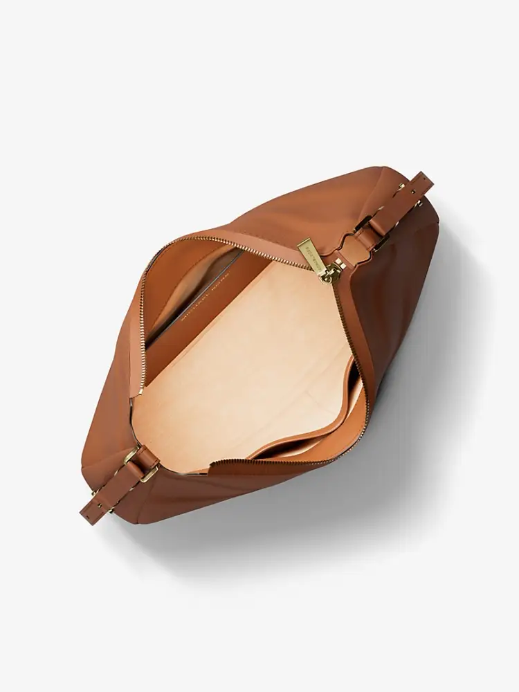 borsa a spalla nolita media in pelle martellata cammello miniatura 3