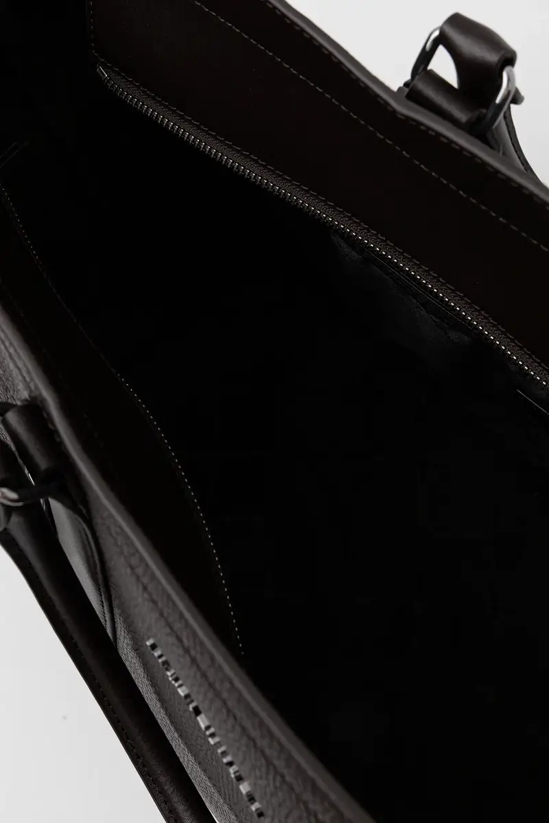 borsa in pelle colore marrone 33F5LHDT4L miniatura 5