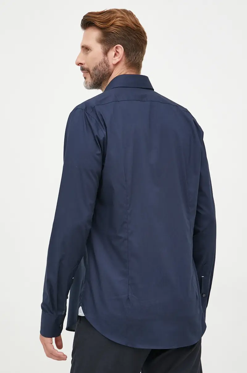 camicia Blu navy miniatura 4