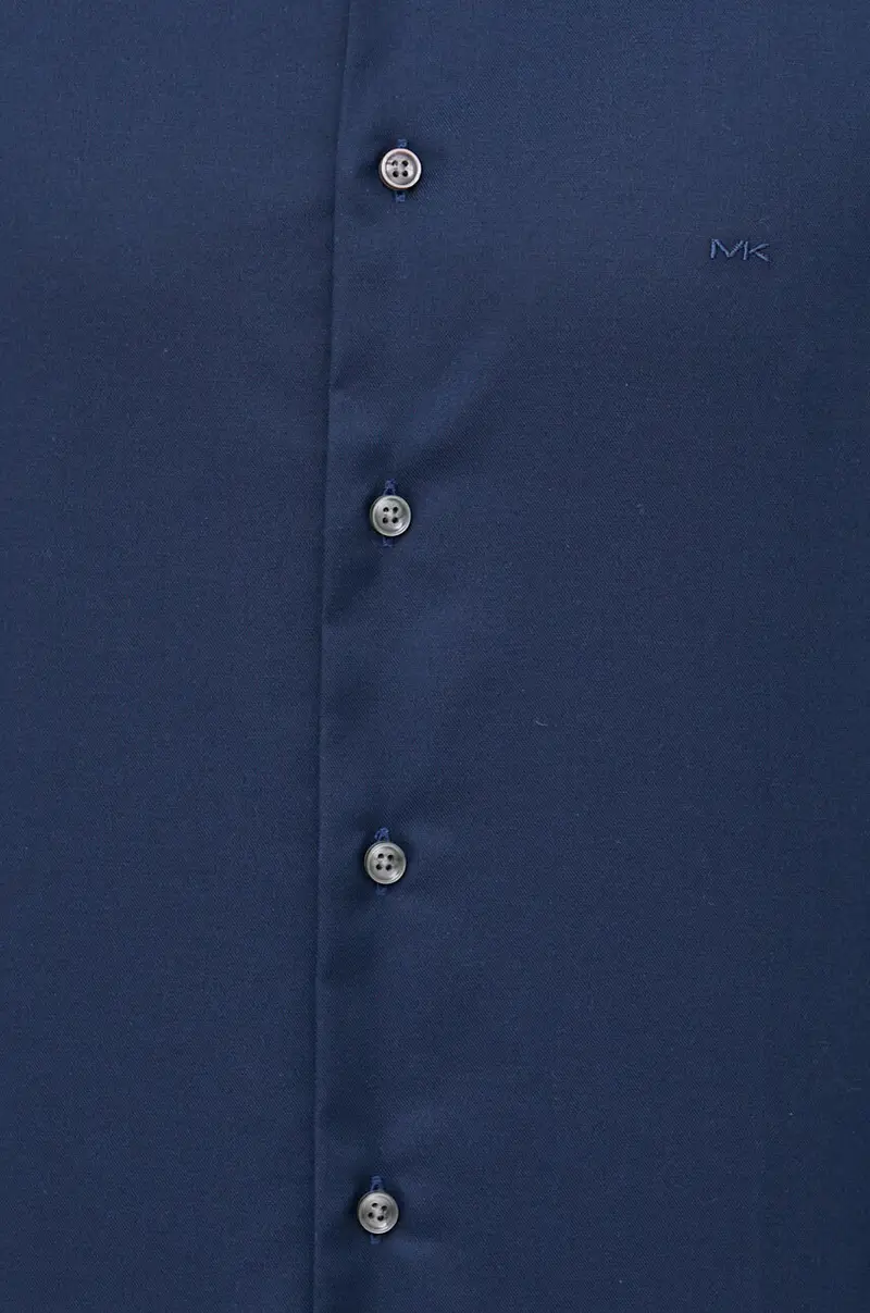 camicia uomo Blu navy miniatura 2