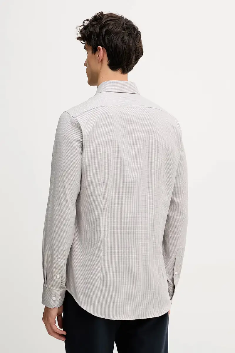 camicia uomo colore beige MK0DS01596 miniatura 3