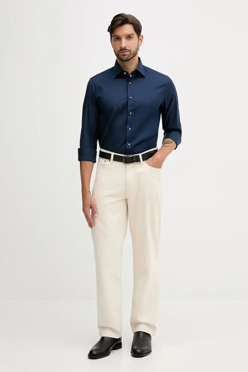 camicia uomo colore blu navy MD0MD91514 miniatura 2