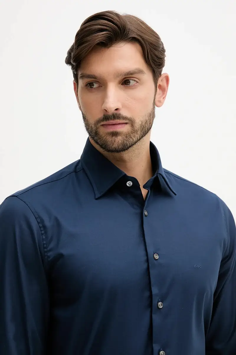 camicia uomo colore blu navy MD0MD91514 miniatura 4