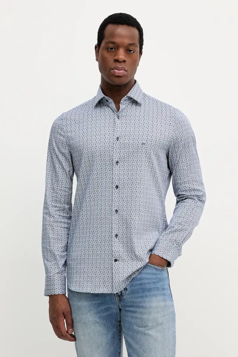 camicia uomo colore blu navy MK0DS01622