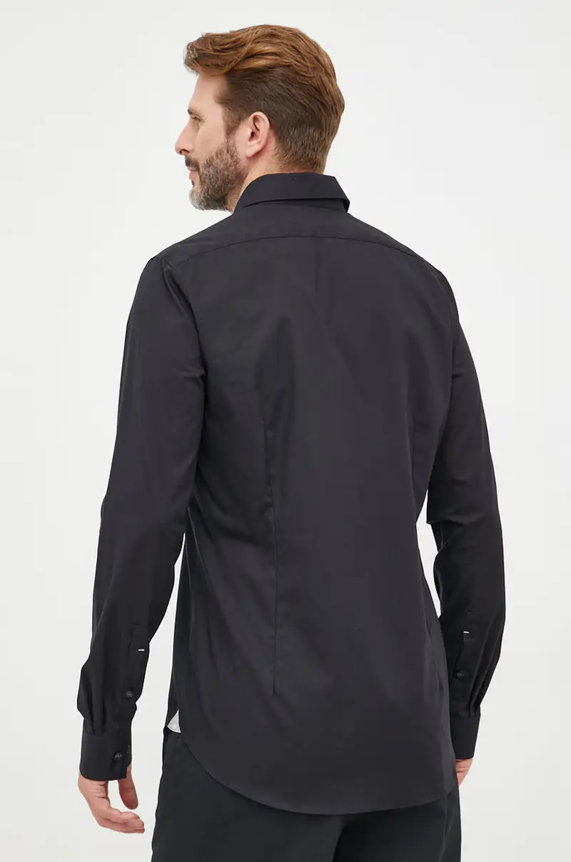 camicia uomo Nero miniatura 4