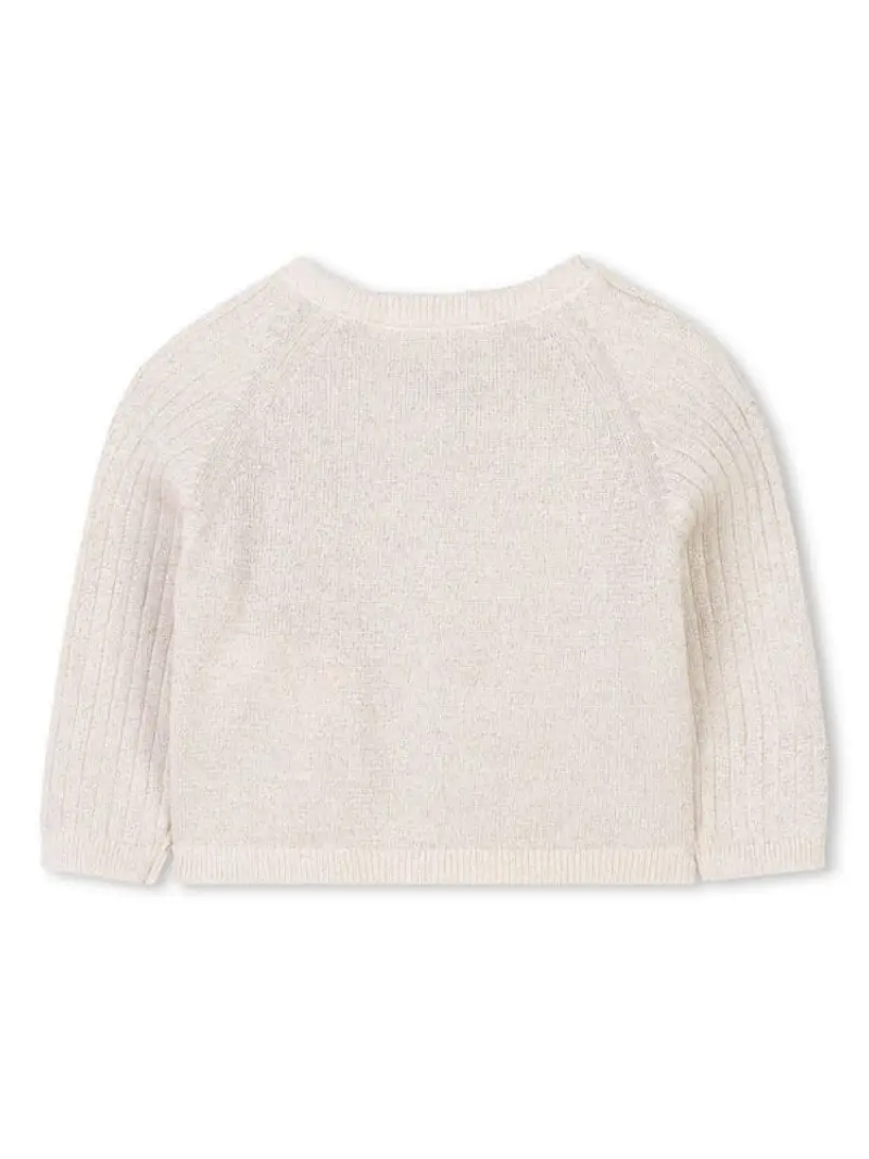 Michael Kors Cardigan Bambina Beige 2089867 miniatura 2