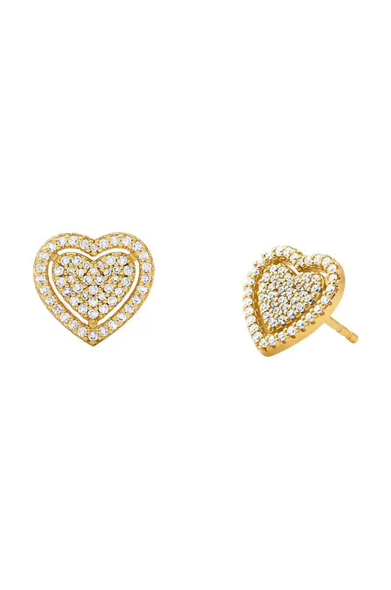 collana e orecchini in argento placati in oro MKC1756CZSET miniatura 3