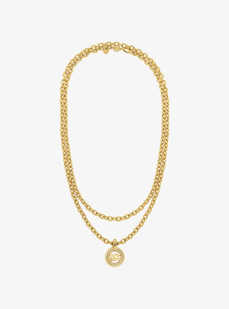 Collana MK Pop Charm a catena - Michael Kors Oro miniatura 2