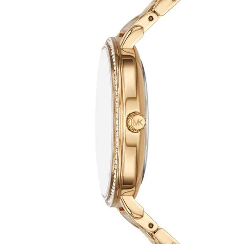Michael Kors - Collezione PYPER, colore oro, orologio in acciaio legato da donna MK4666 miniatura 3